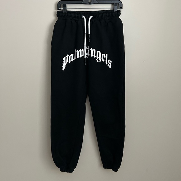 Palm Angels Black Sweatpants Size Medium - Picture 1 of 9